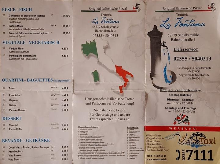 Trattoria La Fontana